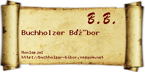 Buchholzer Bíbor névjegykártya